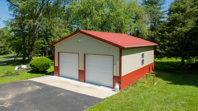 garage roofing and siding project in cochranville pa