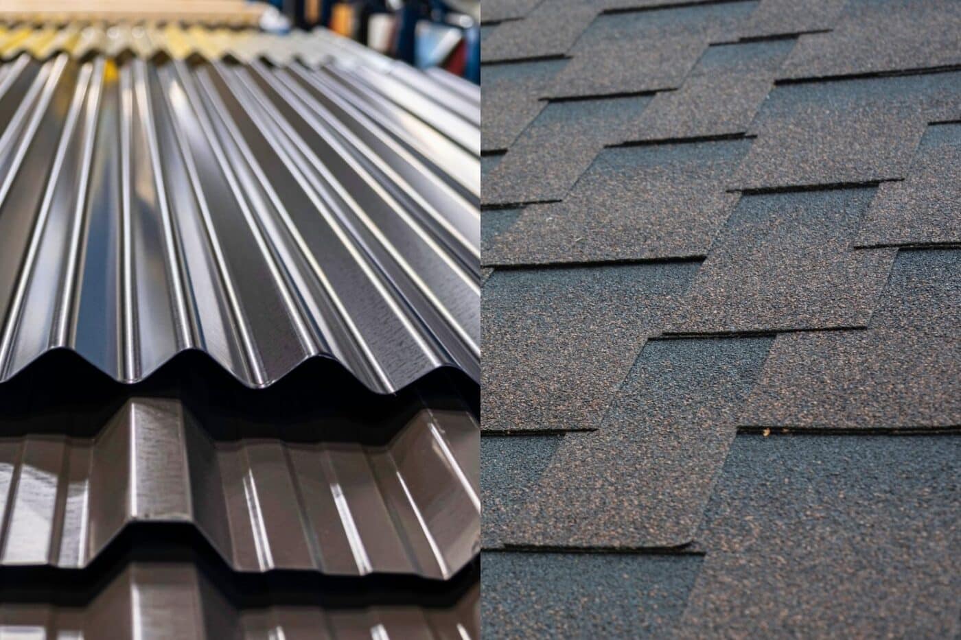 Metal Roofing vs. Asphalt Shingles comparison