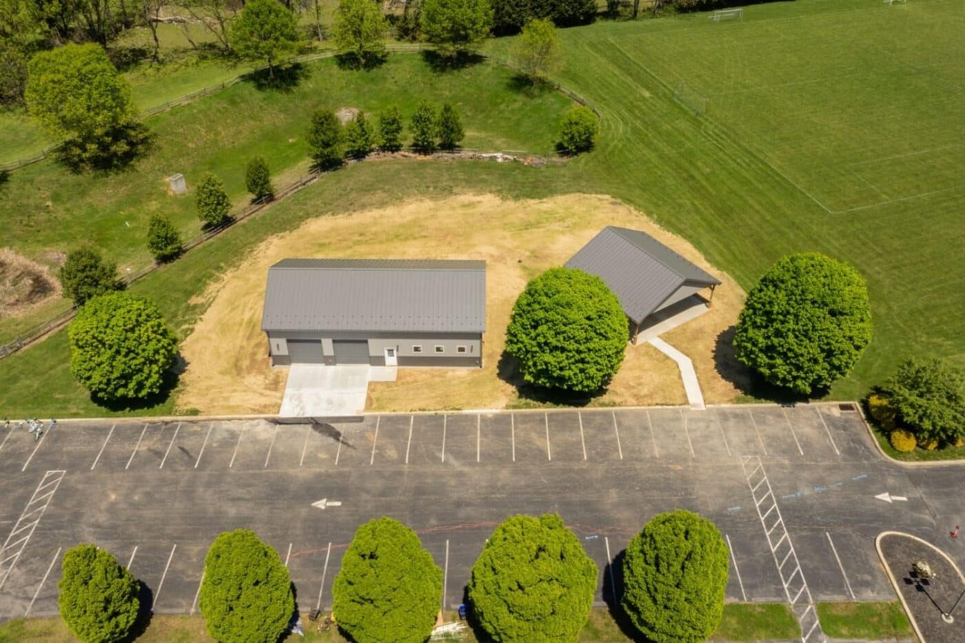 ash gray metal garage in landenberg PA