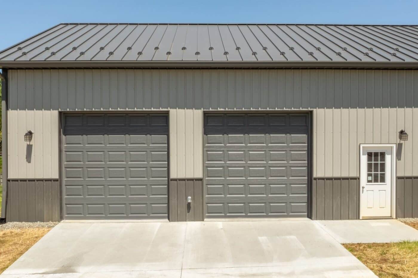 double car metal garage in landenberg