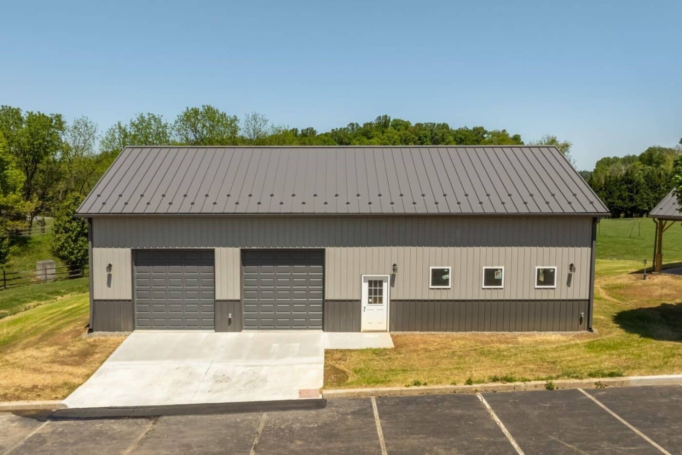 double car metal garage in landenberg PA