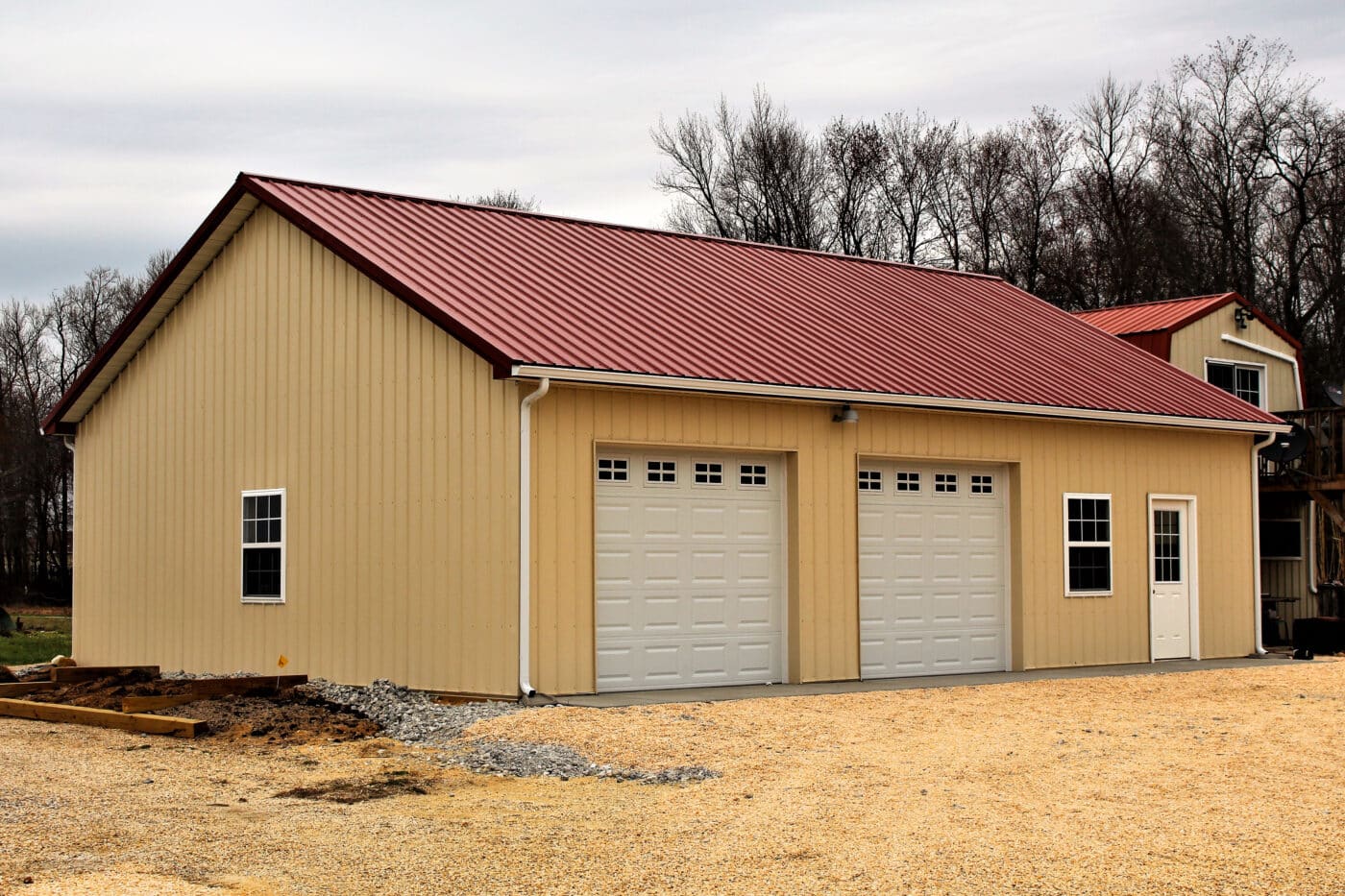 Red Steel Cladding Crinkle Finish Rural Red Steel Siding & Roofing Panels